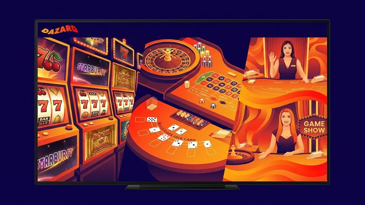 Casinospill hos Dazard Bet