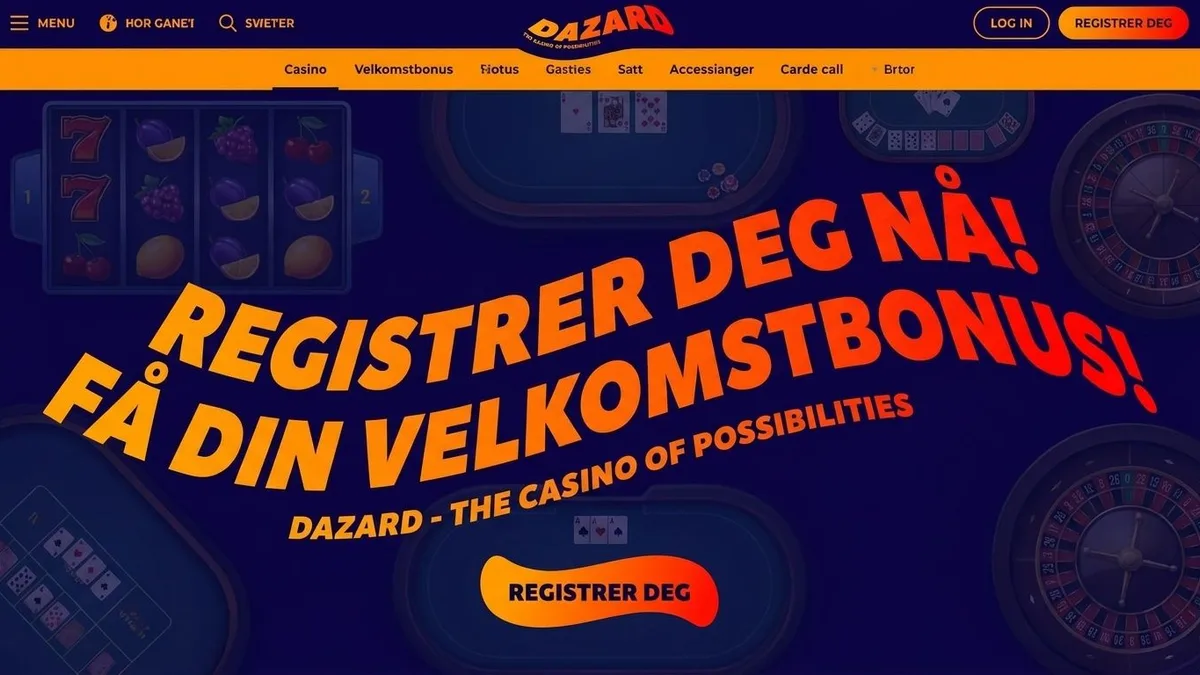 Registrer deg med bonus